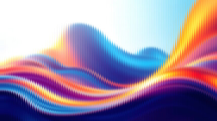 Vibrant abstract background with flowing colorful waves and a subtle textured effect, creating a dynamic and modern visual.