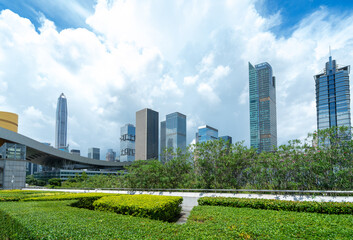 Skyscrapers in the city of technology, China is Shenzhen.
