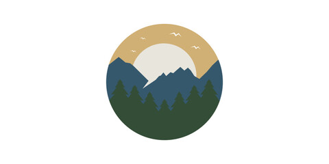 Sunset Hill Landscape circle ...