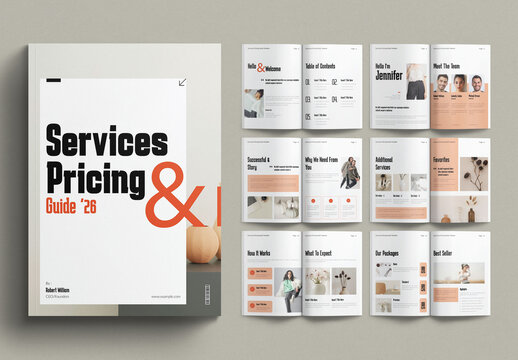 Services & Pricing Guide Template