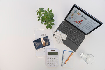 物価高による薬の値上がりと家計への負担イメージ