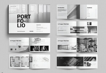Architecture Portfolio Template Landscape