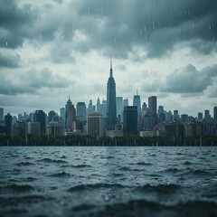 Obraz premium new york city skyline