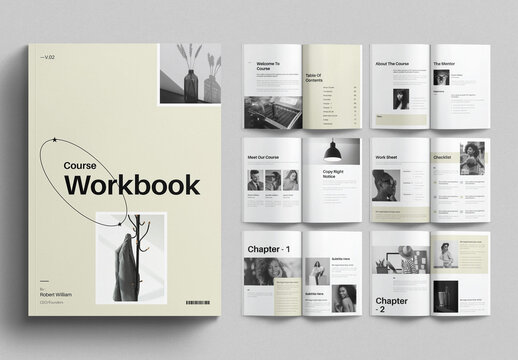 Workbook Template Design Layout