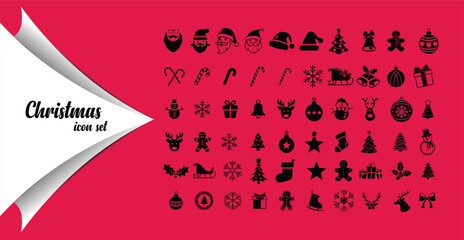 Christmas Icon Set Collection for Holiday Designs