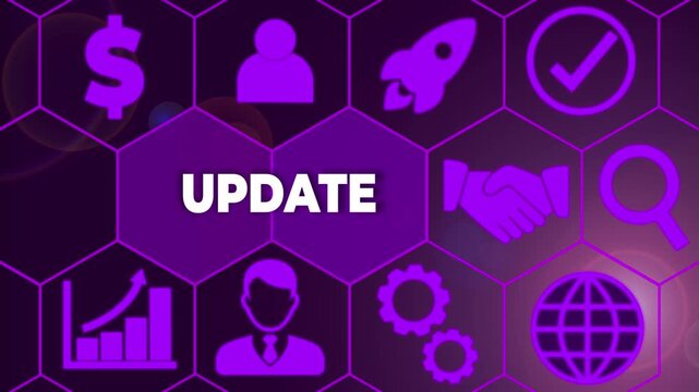 Word writing text Update. Business photo showcasing make something more modern or up to date like software programs Picture photo system network scheme modern technology smart