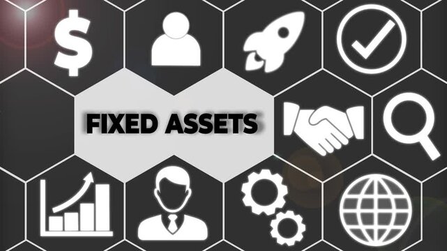 Writing note showing Fixed Assets. Business concept for longterm tangible piece of property or equipment a firm owns Woman wear formal work suit presenting presentation using smart device