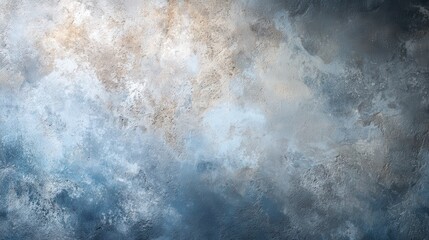 Abstract Grunge Texture with Splatters of Dark Blue and White Paint with Subtle Shimmering Undertones on a Rough Uneven Surface