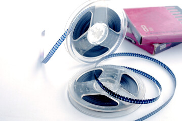 レトロな昭和の時代の8ミリフィルム