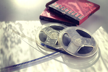 レトロな昭和の時代の8ミリフィルム