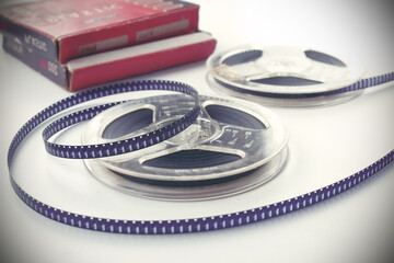 レトロな昭和の時代の8ミリフィルム