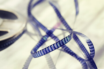 レトロな昭和の時代の8ミリフィルム