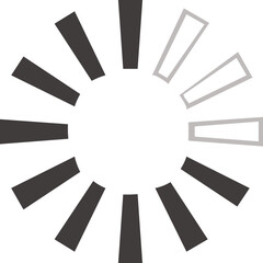 Circular Progress Loading Spinner Icon