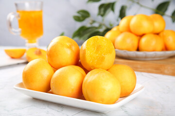 Fresh Golden Nectarines from Mengyin Shandong with Juice