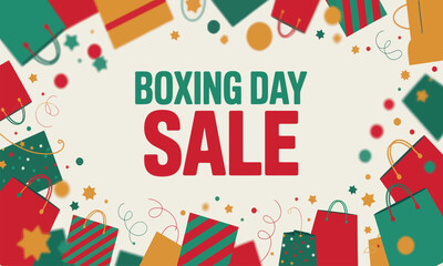 Obraz premium Boxing day sale