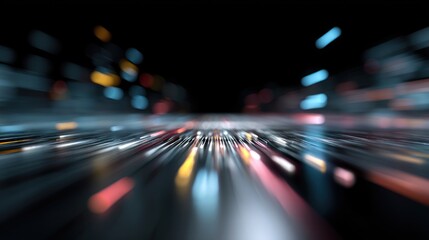 Fototapeta premium Abstract city lights