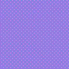 Cute modest geometric polka dot pattern Small green pink polka dots, flat silhouette circles isolated on a lilac violet purple background Three-tone minimalist design Simple rustic style