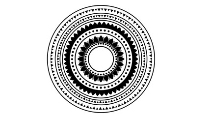 Geometric Black and White Pattern