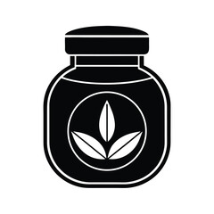 organic skincare jar icon