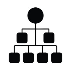 organizational chart icon