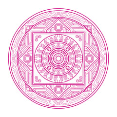 Cybernetic Mandala Design