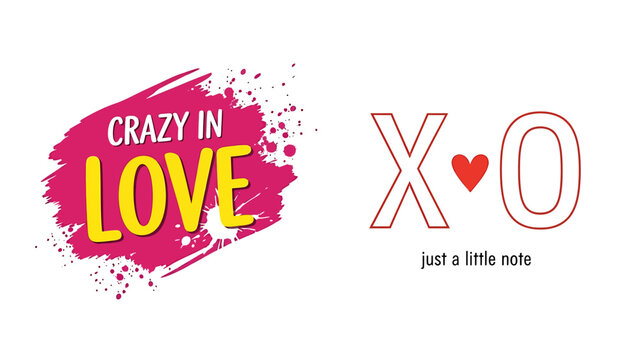 Vibrant love and affection concept with creative expressions