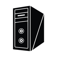 gaming pc tower rgb icon