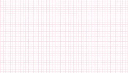 Abstract pink grid pattern on pristine white background geometric design minimalist modern art wallpaper.