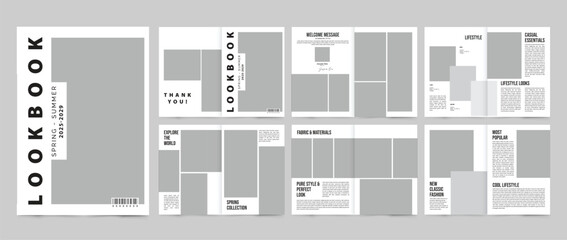 lookbook template, new style 