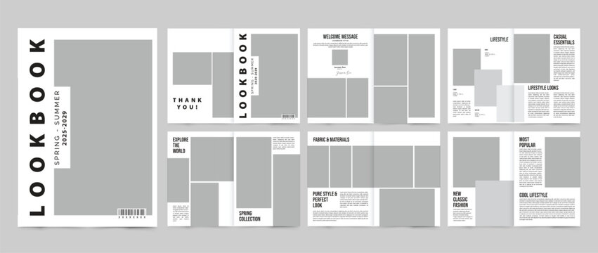 lookbook template, new style 