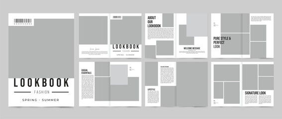 lookbook template, new style 