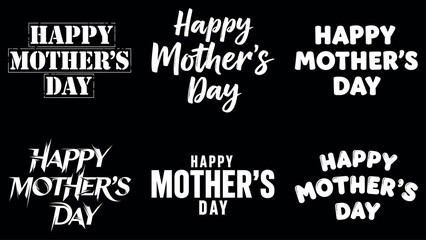 Mother's day greeting variations