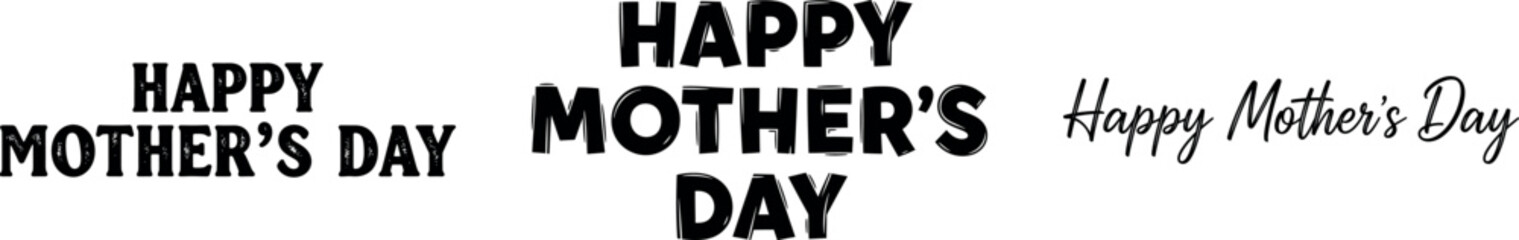 Happy mother's day greeting card