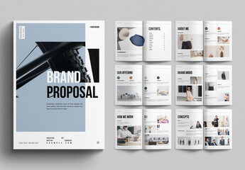 Brand Proposal Template Design Layout