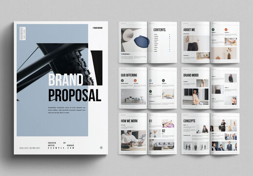 Brand Proposal Template Design Layout