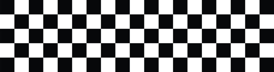Black and white checkered seamless pattern. Endless background. Racing flag texture,stripe speed texture,repeating banners © Adobe_BlacKing