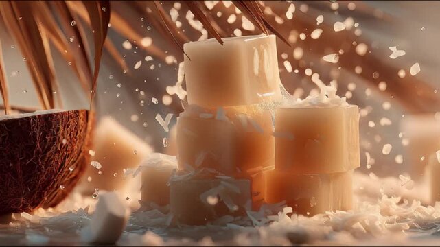 Coconut Jelly Cubes: Tropical Sweetness in a Bite-Sized Treat