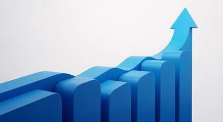 Abstract Business Growth Path with Ascending Directional Forms