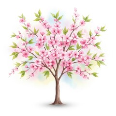 Obraz premium Blossoming cherry tree