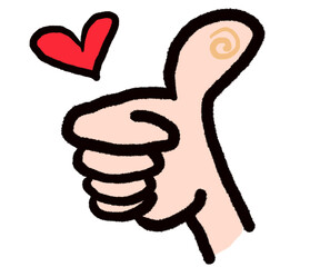 thumb up sign