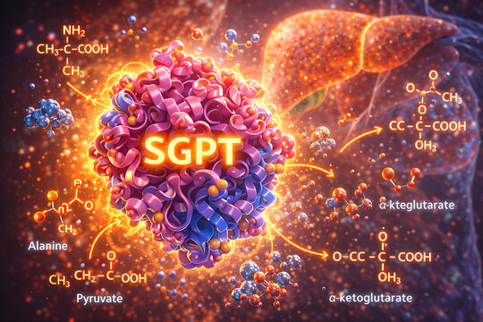 SGPT (Serum Glutamic Pyruvic Transaminase) 