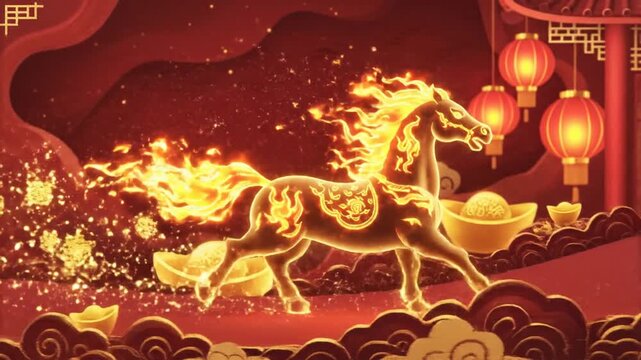 Year of the Horse - A Fiery Celebration of Chinese New Year.