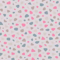 テラゾー柄のパターン（大人かわいいカラー）ー 北欧テイストの大人かわいいニュアンスカラーのテラゾー柄。デザインペーパー、マスキングテープ、マスキングシールブック、フレークシール、クリアファイル、手帳デコ素材、ノート表紙、ハンカチ、箸、マグカップ、皿、キッチンクロス、キッチン雑貨、ポーチ等に最適。