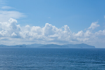 島後島の那久岬から見る西ノ島