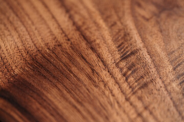 Closeup of black walnut wood surface