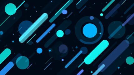 Abstract geometric background with blue diagonal shapes