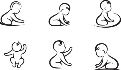 Abstract vector graphic with grayscale shades and a distinct silhouette