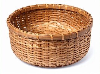 Fototapeta premium Water Hyacinth Basket Mockup – Sustainable Handmade Design