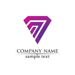 Diamond and Jewel design vector Logo Template symbol