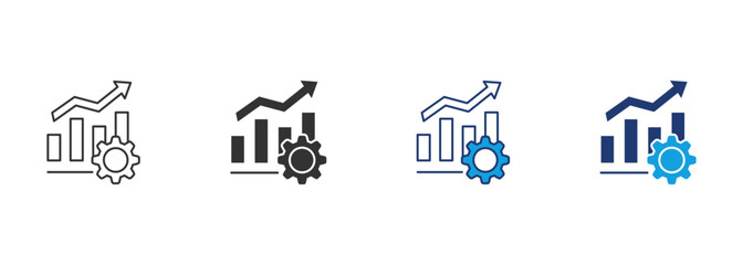 Productivity Icon Set Multiple Style Collection